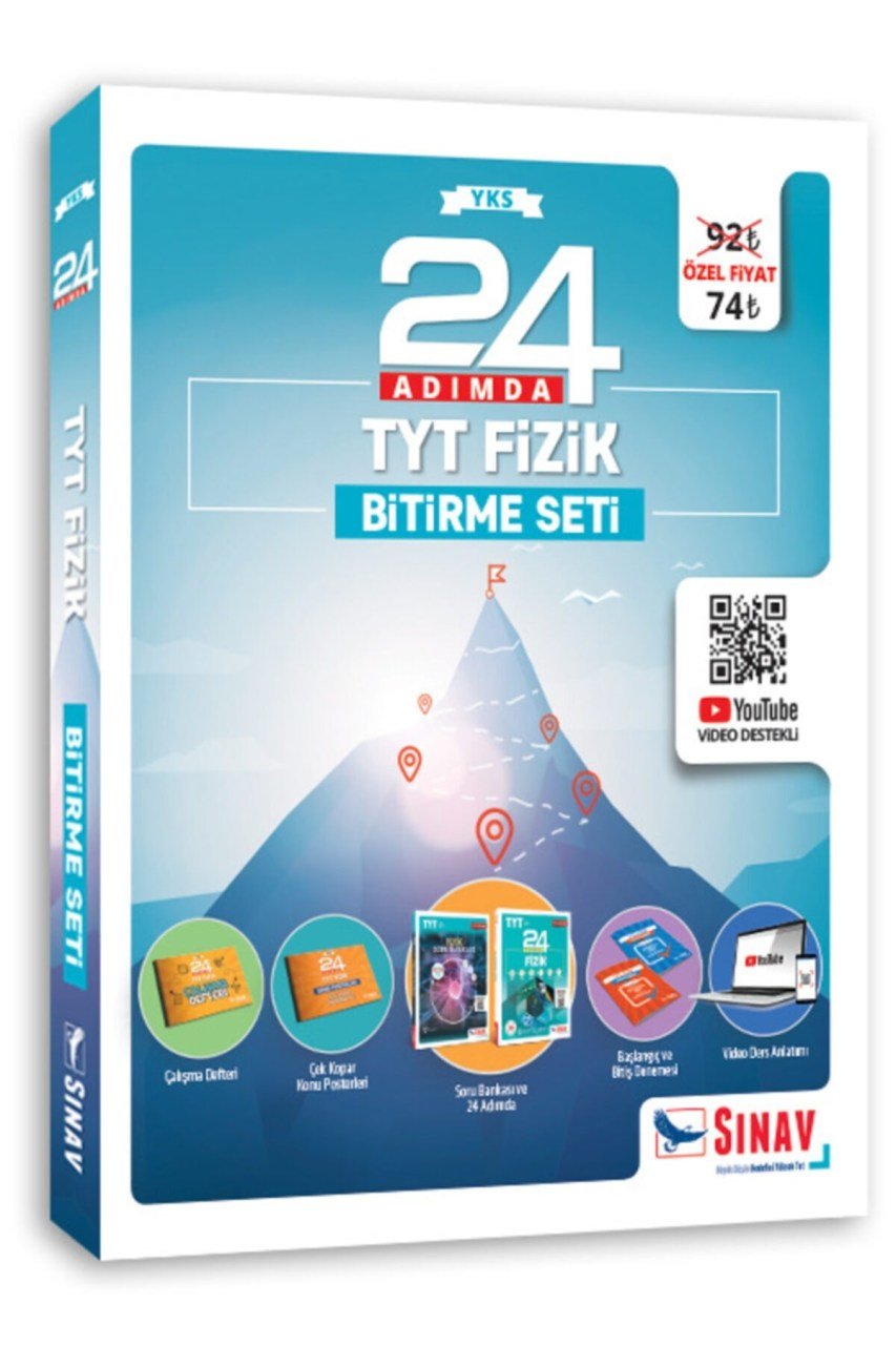 24 Adımda Tyt Fizik Bitirme Seti