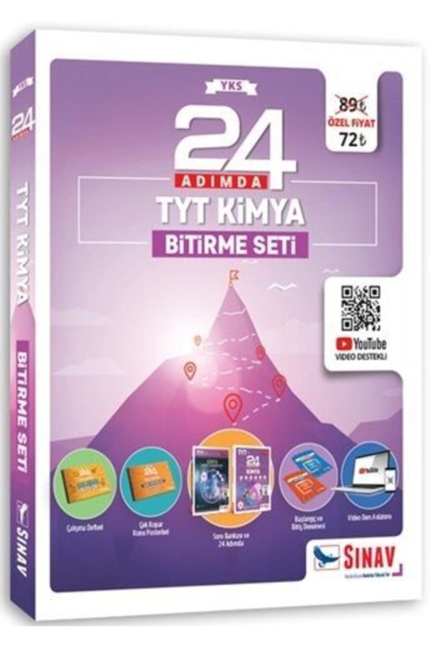 24 Adımda Tyt Kimya Bitirme Seti