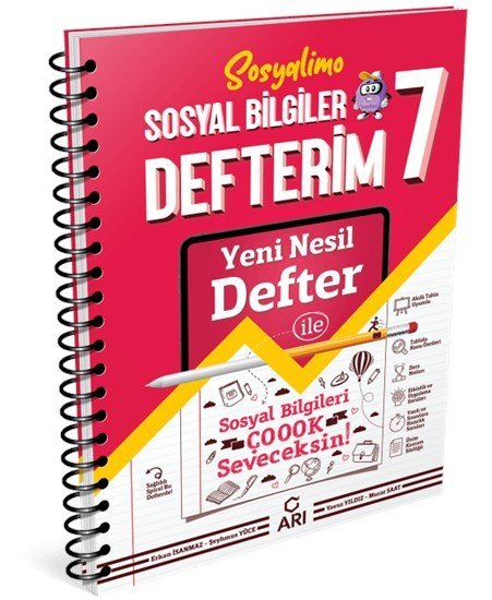 Arı Yayınları 7.Sınıf Sosyal Bilgiler Defteri