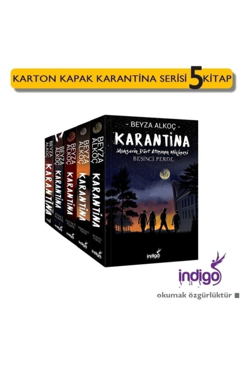 Karantina Serisi 5 Kitap Set Ciltsiz Beyza Alkoç