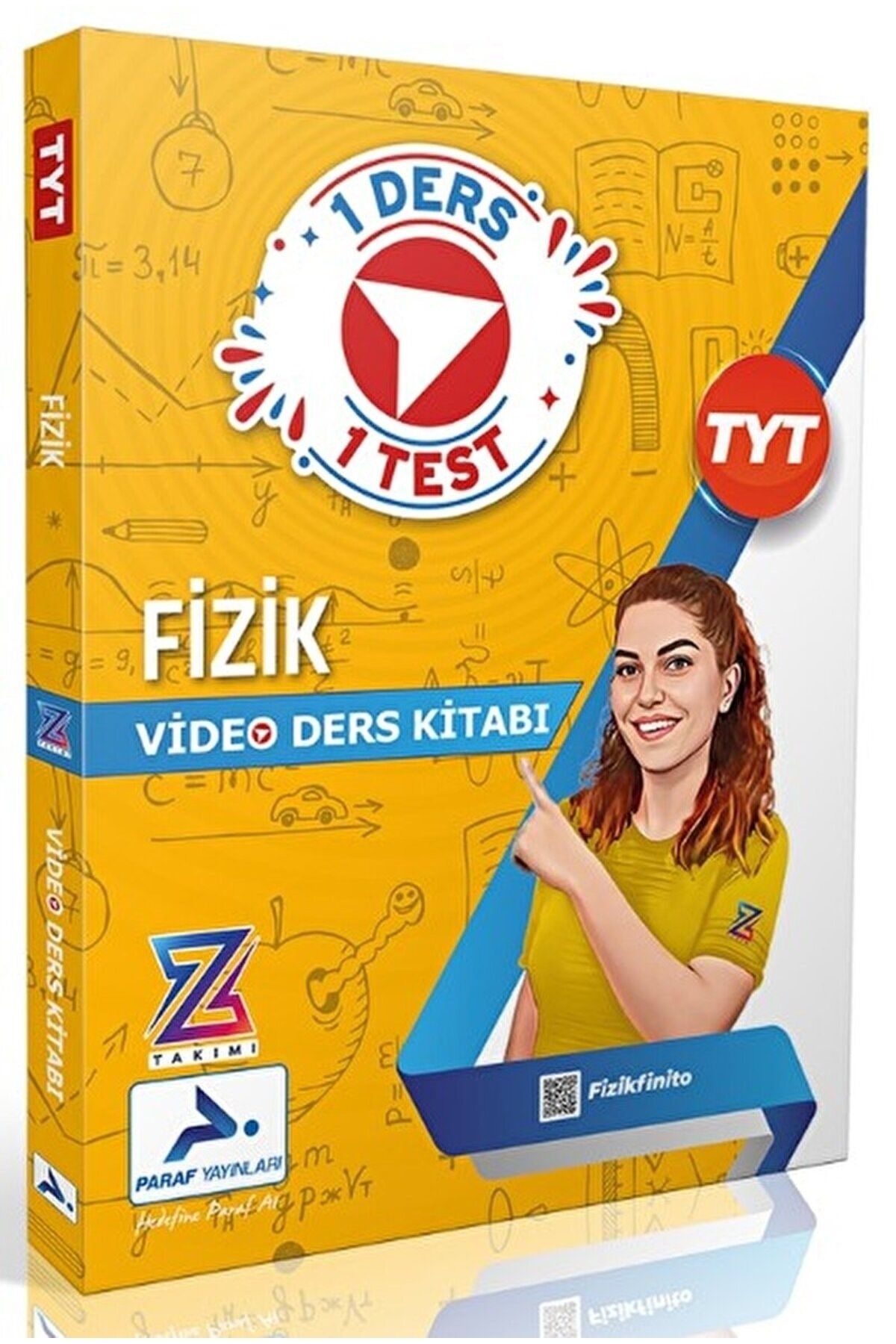 Fizikfinito Paraf Z Takımı TYT Fizik Video Ders Anlatım Kitabı / PRF Yayınları / 9786257423892