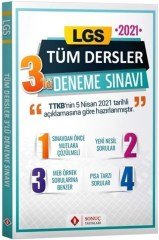 Sonuç 2021 8. Sınıf Lgs Tüm Dersler 3 Lü Deneme