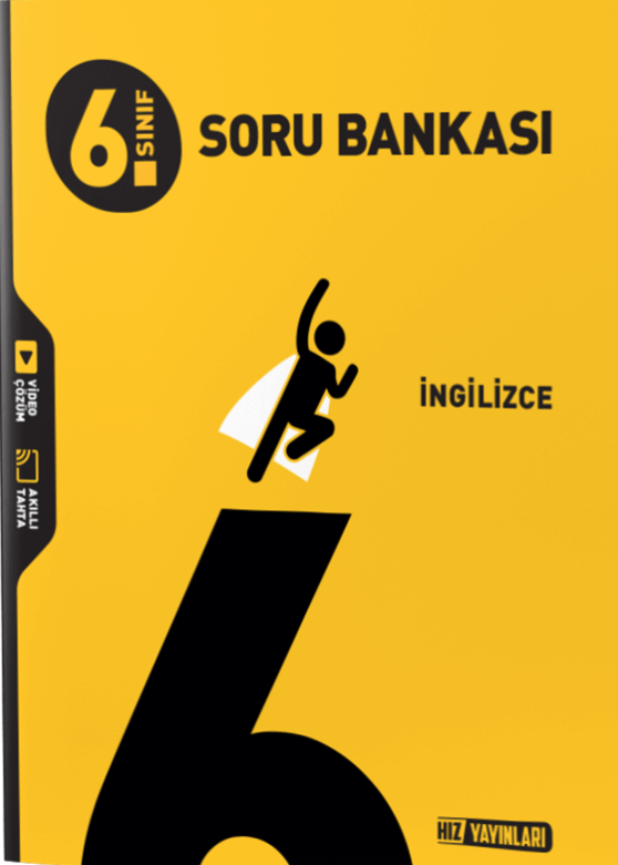 Hız Yayınları 6.Sınıf İngilizce Soru Bankası