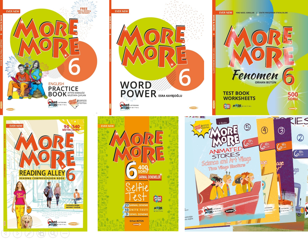 Kurmay More And More 6. Sınıf İngilizce Ful Set