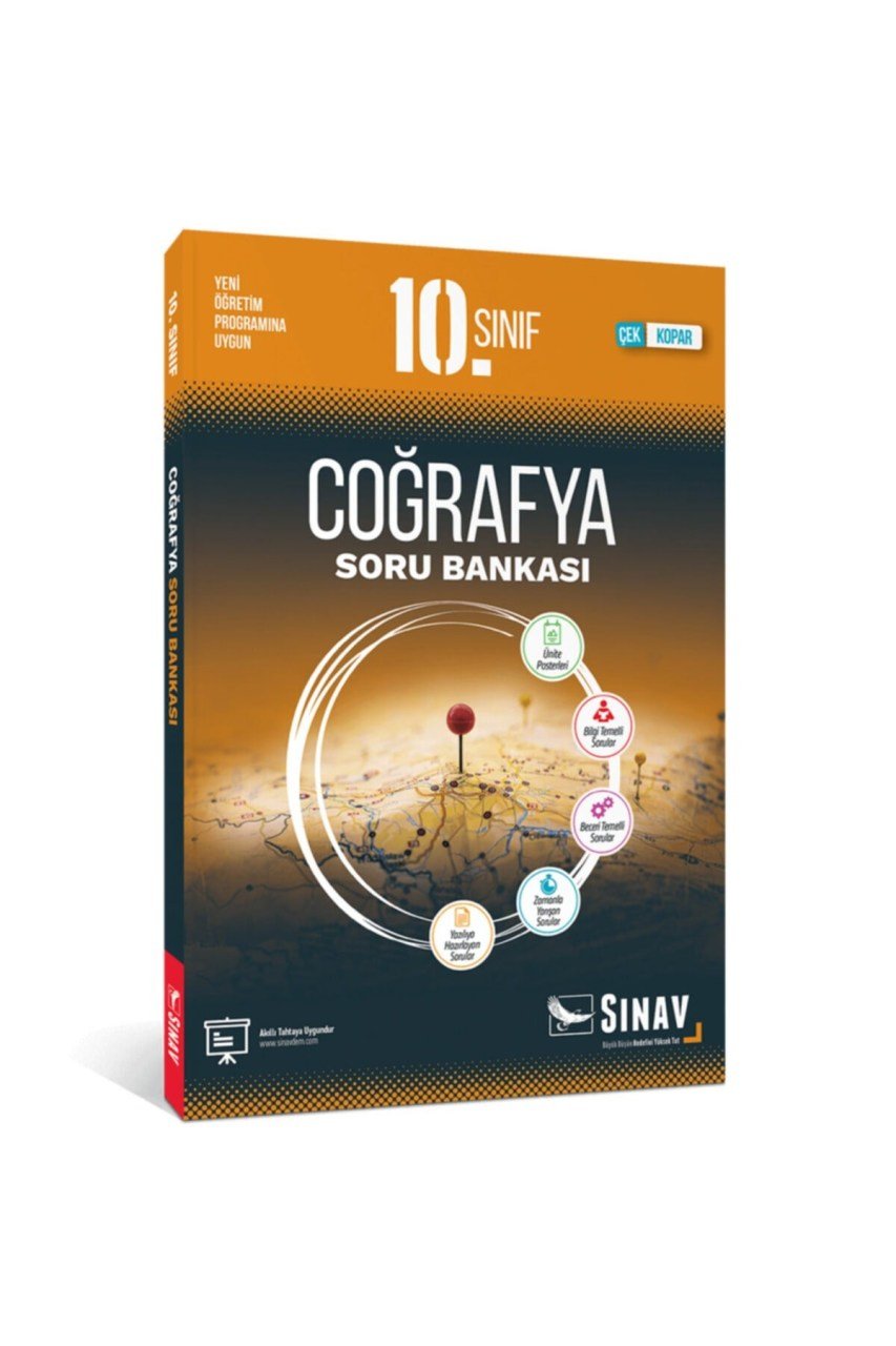 10.sınıf Coğrafya Soru Bankası Çek Kopar