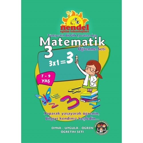 Nendel Eğitim Teknolojileri Matematik 7 ve 9 yaş Öğrenme Seti