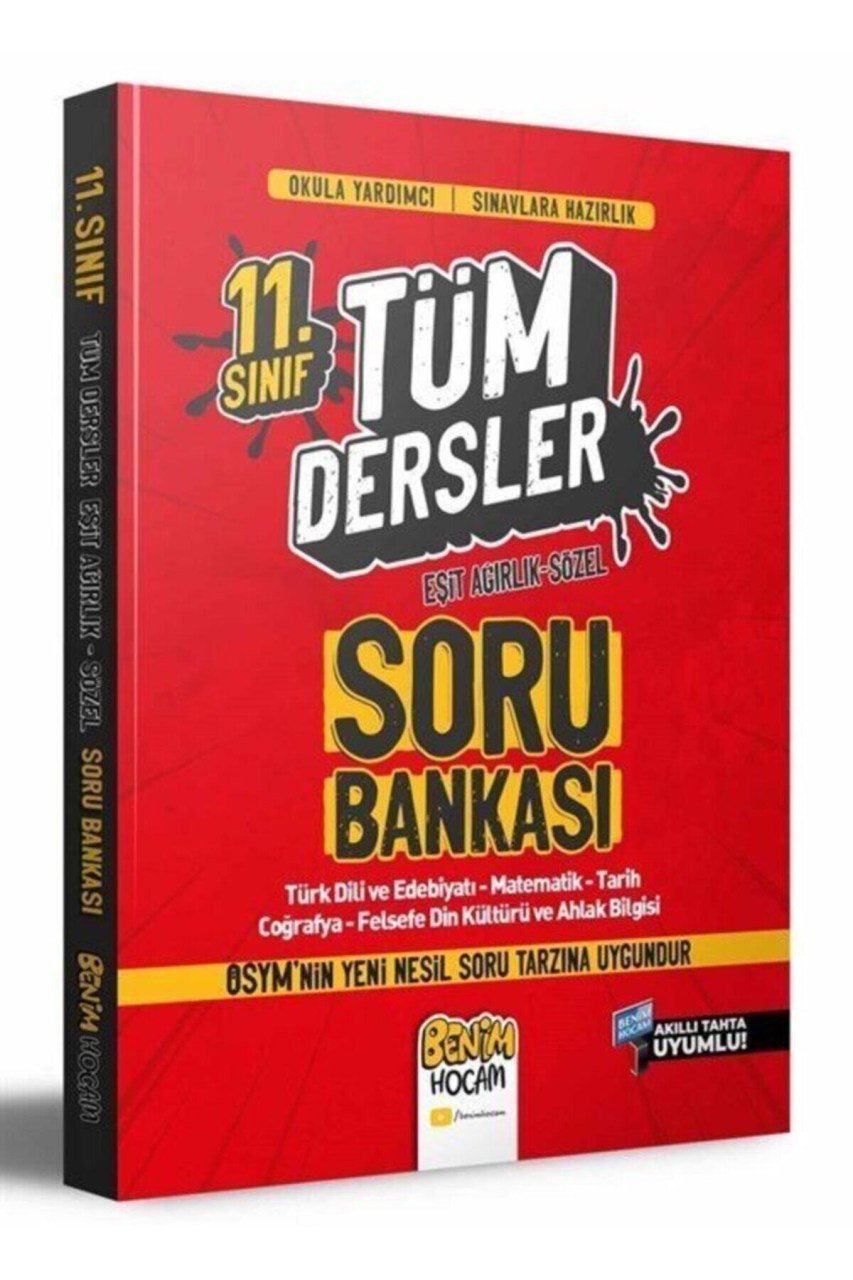 11. Sınıf Eşit Ağırlık - Sözel Tüm Dersler Soru Bankası