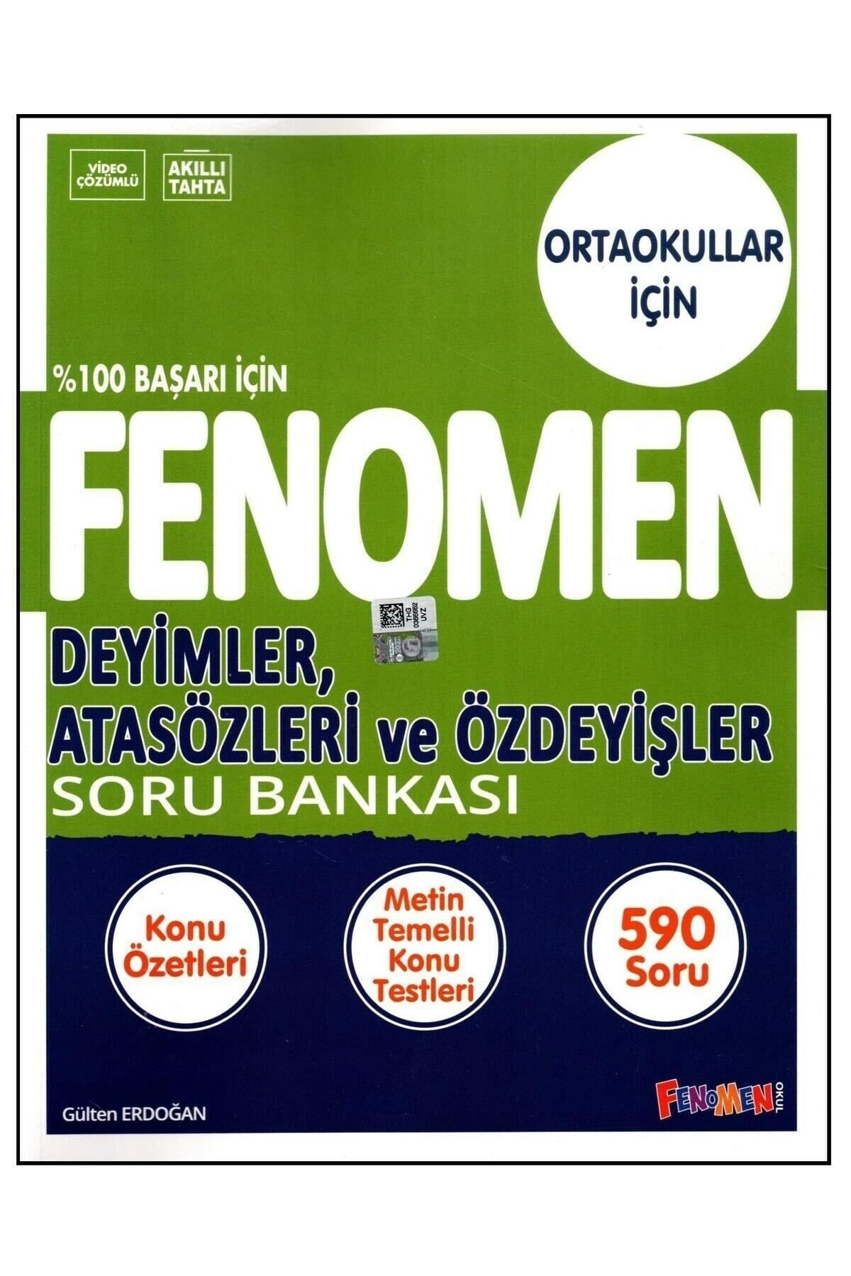 Fenomen 5,6,7 ve 8. Sınıf Deyimler, Atasözleri ve Özdeyişler Soru Bankası