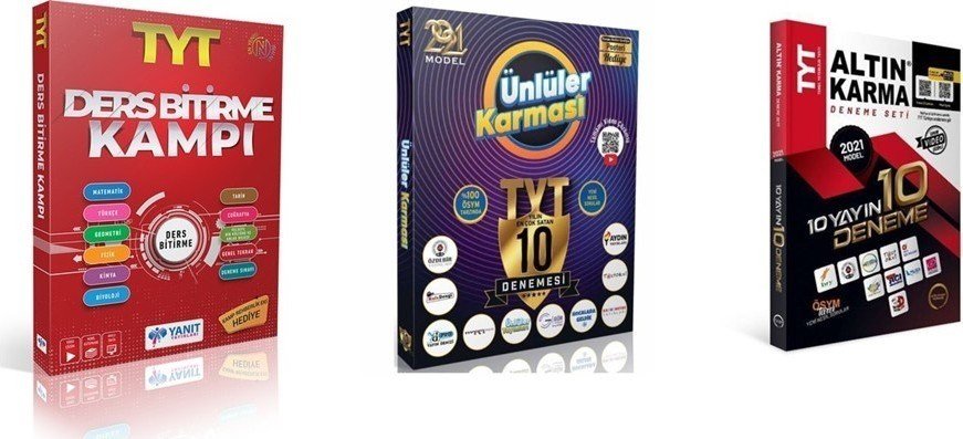 TYT Altın Karma Ünlüler Karması + TYT Bitirme Kampı 3'lü Set