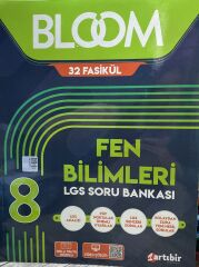 Artıbir Yayınları 8.Sınıf Bloom Fen Bilimleri Soru Bankası 2023