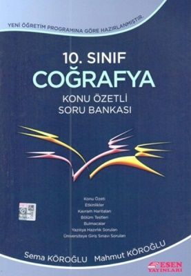 Esen Yayınları 10. Sınıf Coğrafya Konu Özetli Soru Bankası