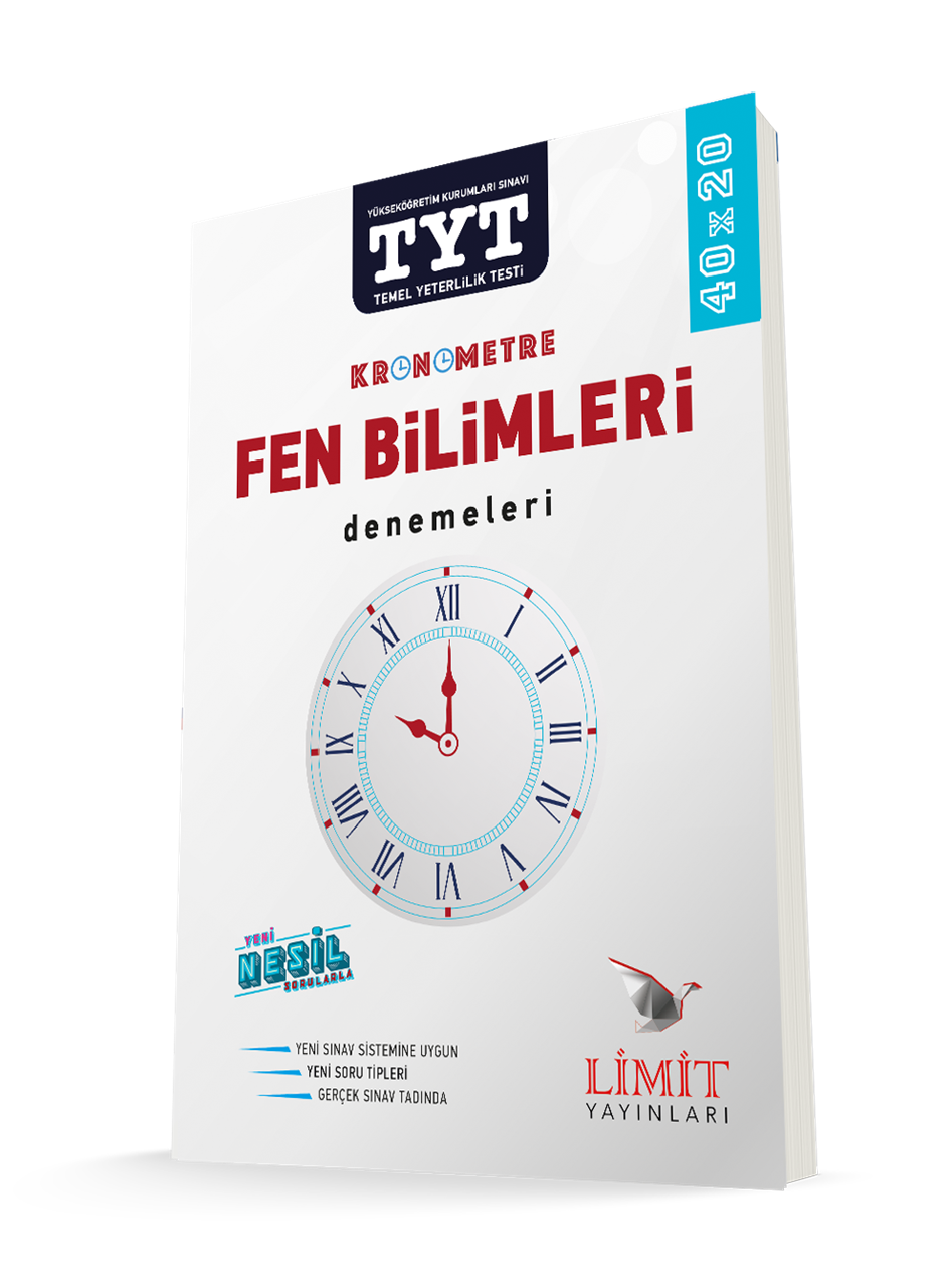 Limit Yayınları TYT Kronometre 20x40 Fen Bilimleri Denemeleri