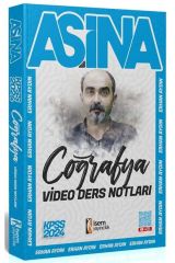 İsem 2024 KPSS Coğrafya Aşina Video Ders Notları - Erhan Aydın İsem Yayınları