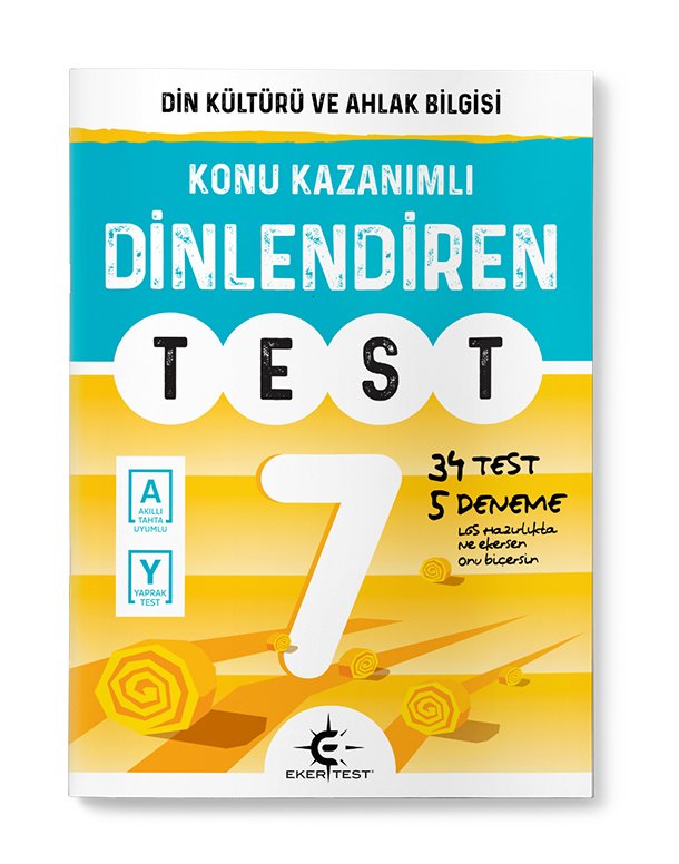 Eker Test Yayınları 7. Sınıf Dinlendiren Test