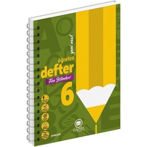 Çanta Yayınları 6. Sınıf Fen Bilimleri Öğreten Defter