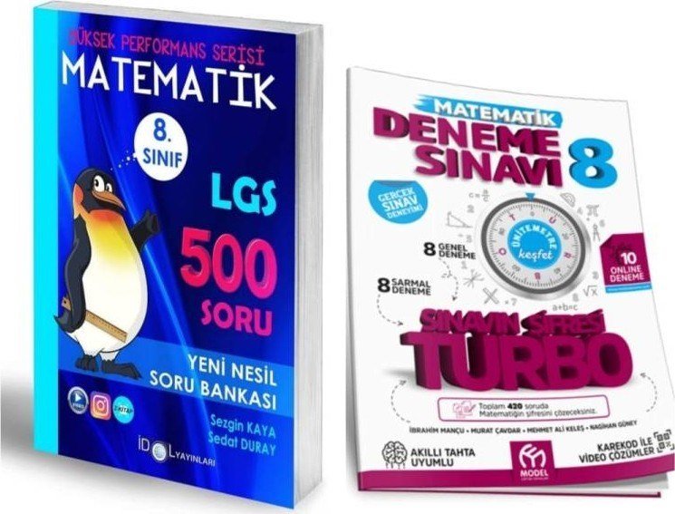 Idol Yayınları 8. Sınıf Yüksek Performans Matematik Soru Bankası + Model Matematik Deneme