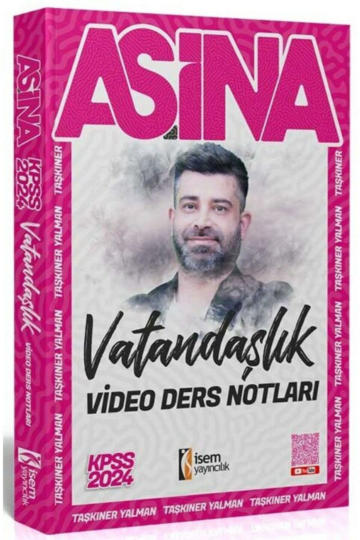 İsem 2024 KPSS Vatandaşlık Aşina Video Ders Notları - Taşkıner Yalman İsem Yayınları