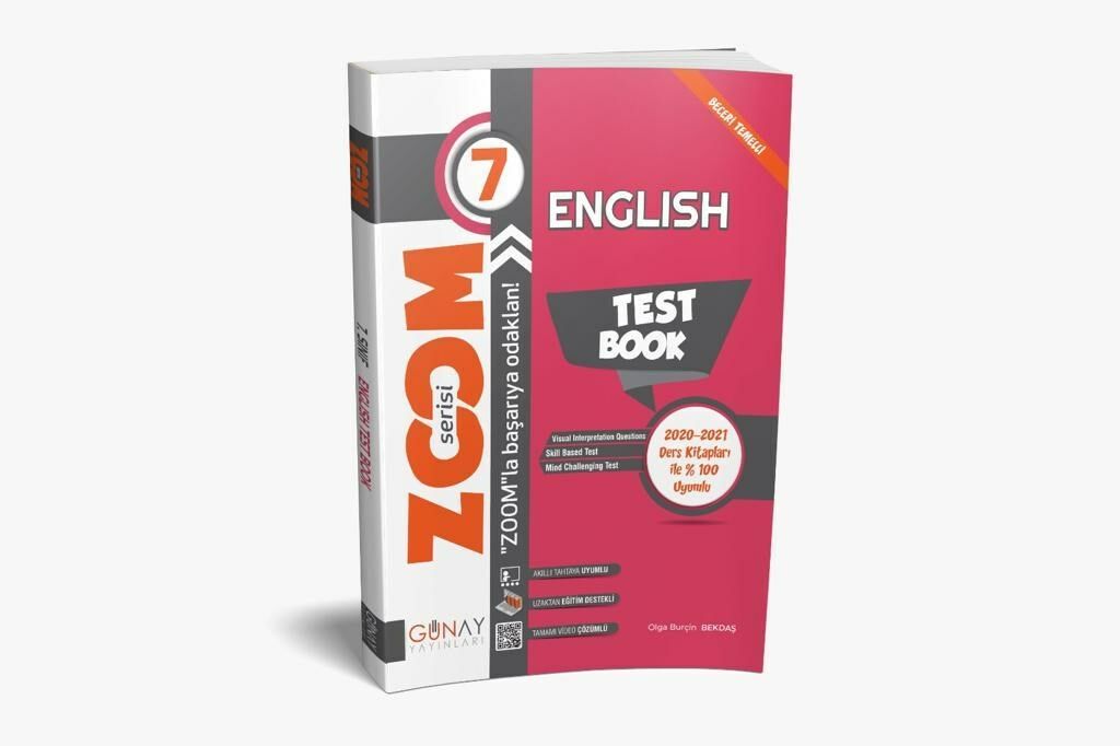 Günay Yayınları 7. Sınıf İngilizce Zoom Soru Bankası