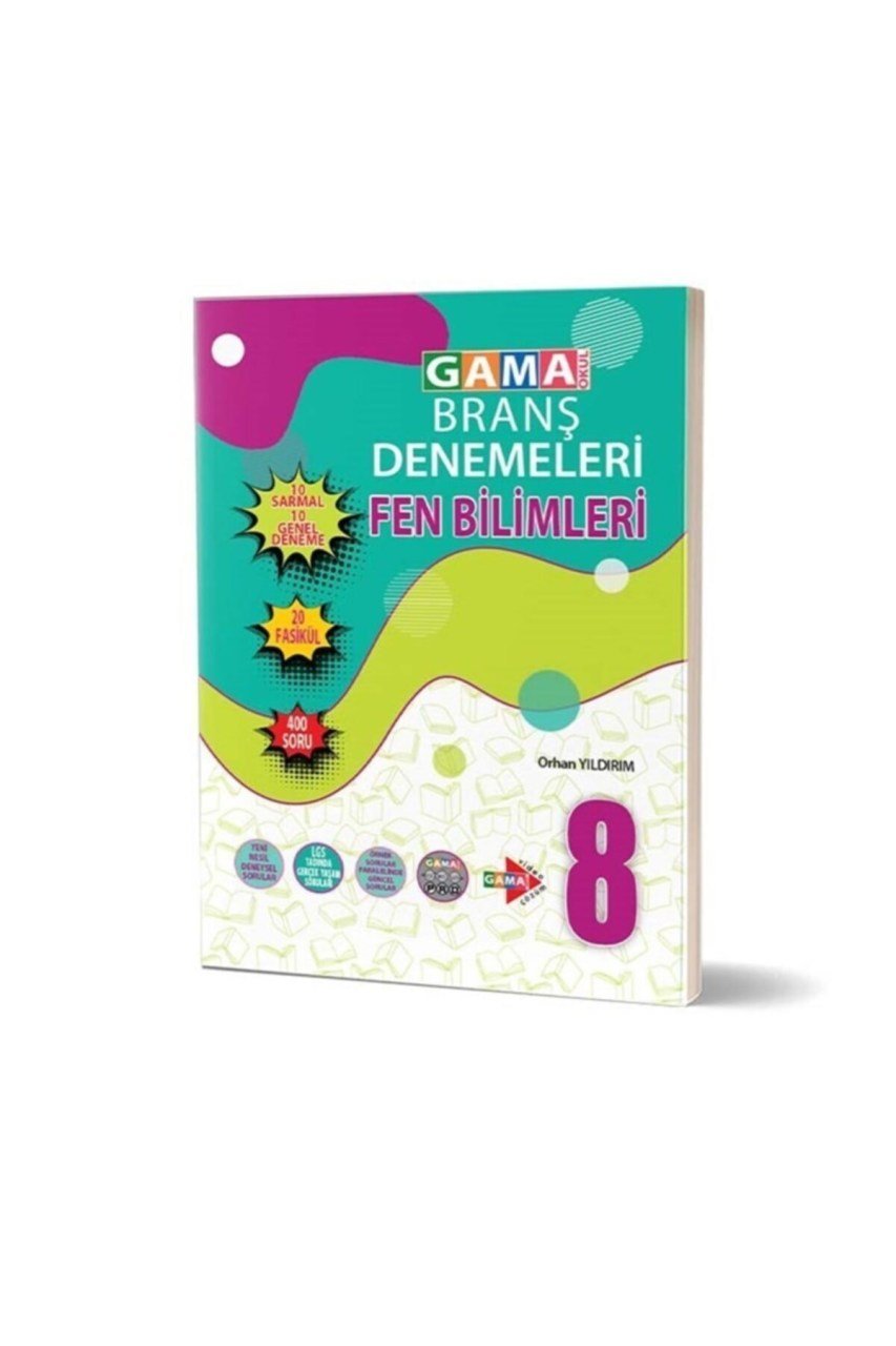 Gama Yayınları 8.sınıf Fen Bilimleri Branş Denemeleri 2021