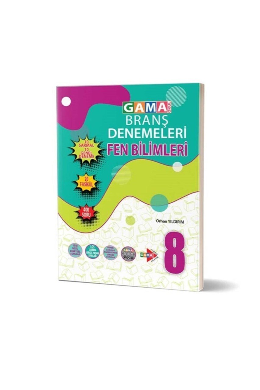 Gama Yayınları 8.sınıf Fen Bilimleri Branş Denemeleri 2021