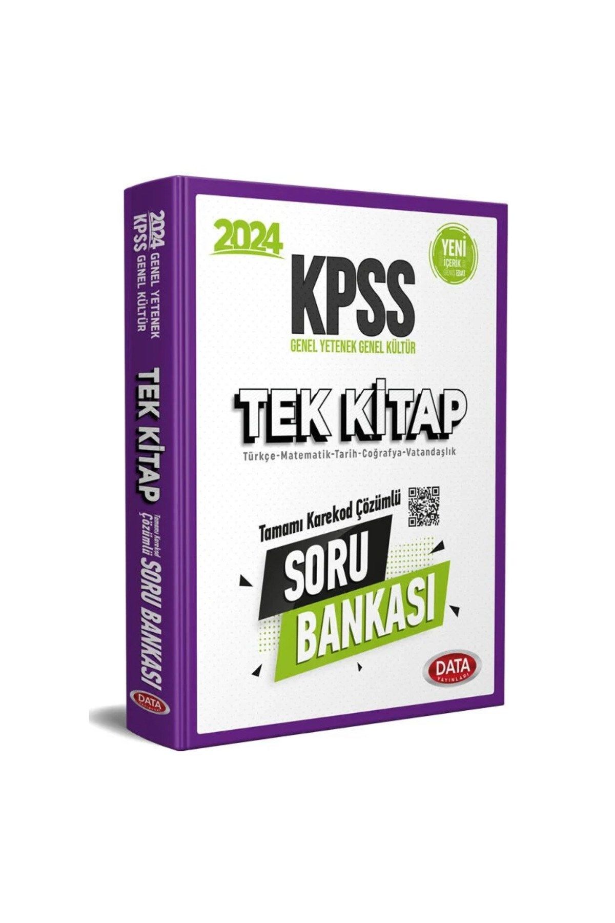 KPSS Tek Kitap Soru Bankası (Karekod Çözümlü)