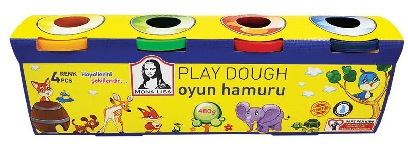 Monalisa Play Dough Oyun hamuru 4 lü 480 g