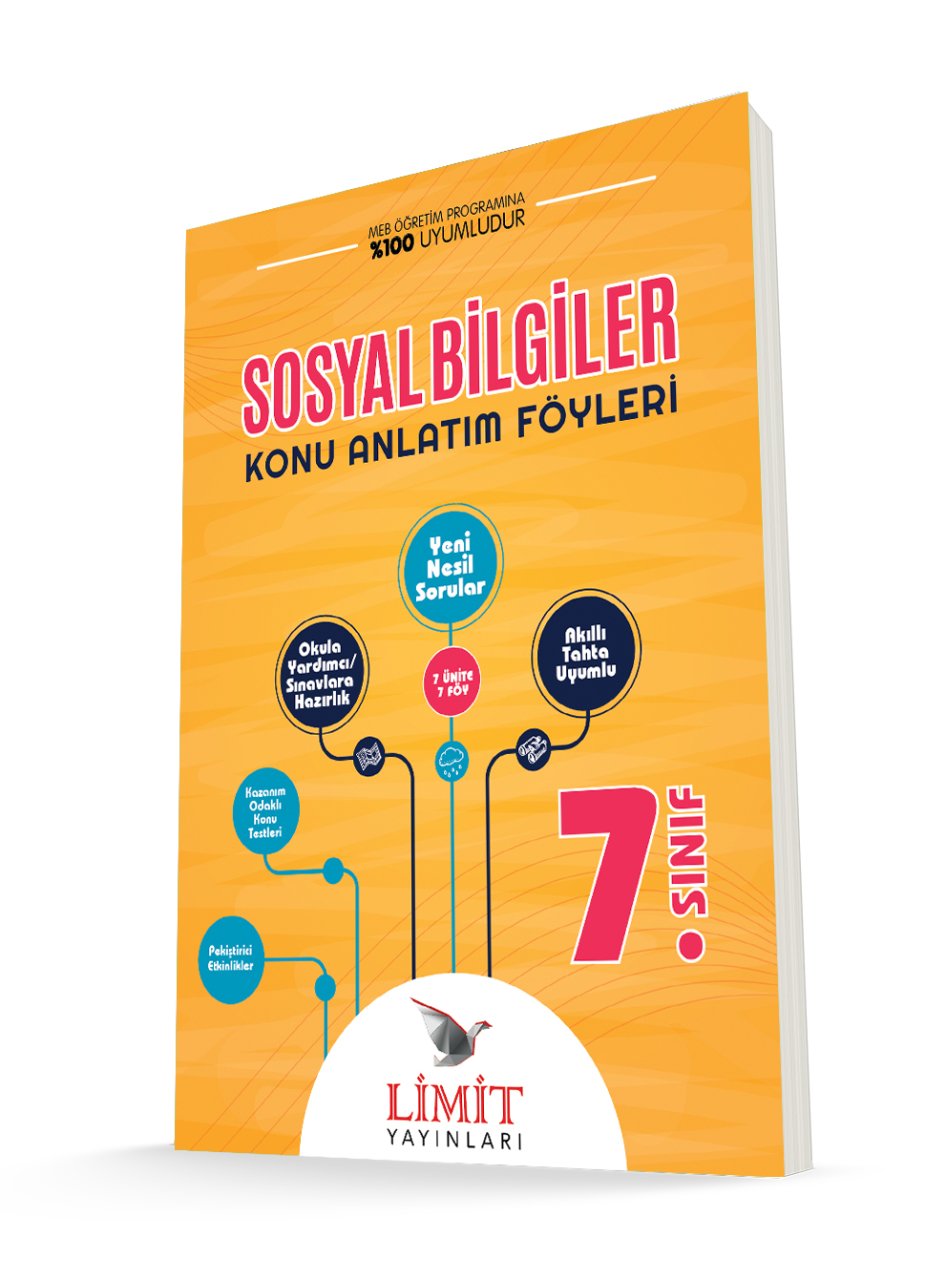 Limit Yayınları 7.Sınıf Sosyal Bilgiler Konu Anlatım Föyleri