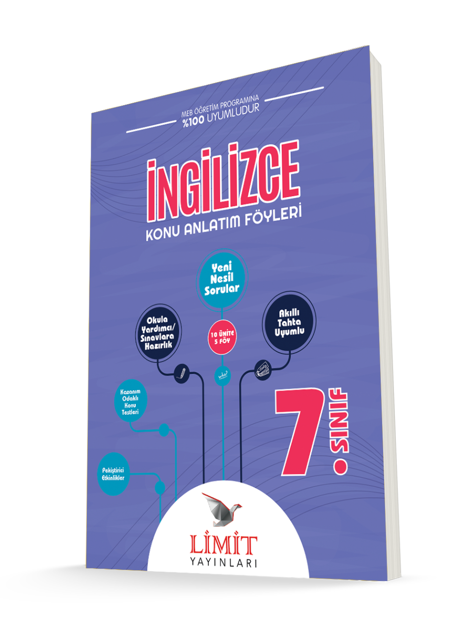 Limit Yayınları 7.Sınıf İngilizce Konu Anlatım Föyleri