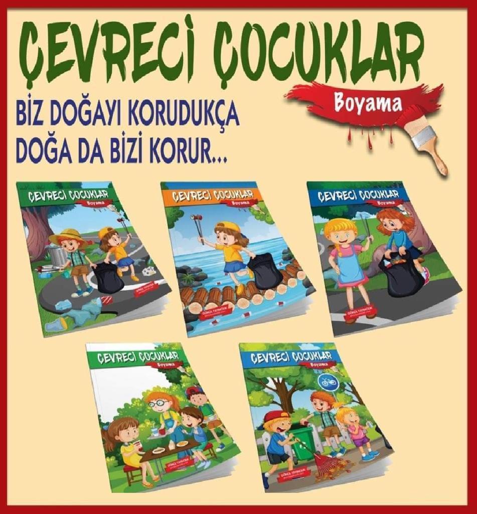 Gönül Yayıncılık Çevreci Çocuklar Boyama Seti