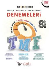 Limit Yayınları 8. Sınıf Kronometre TMF Denemeleri