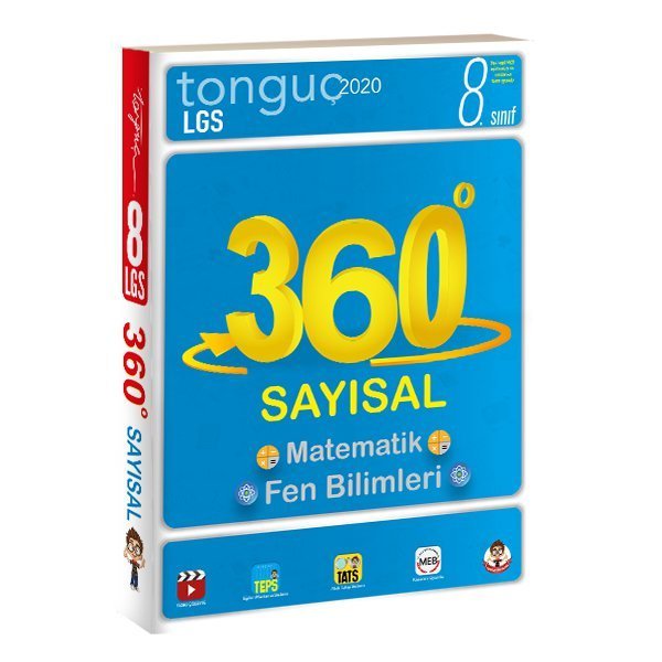 Tonguç Akademi Yayınları 8.Sınıf 360 Sayısal Soru Bankası(Cep Boyutu)