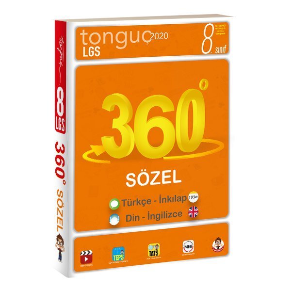 Tonguç Akademi Yayınları 8.Sınıf 360 Sözel Soru Bankası(Cep Boyutu)