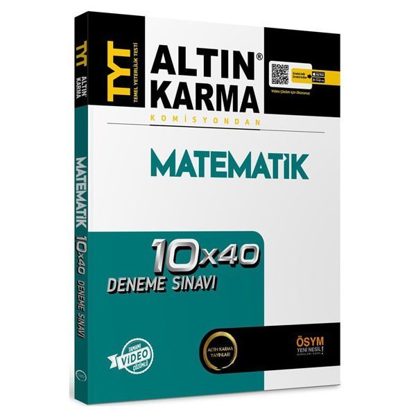 Altın Karma Yayınları TYT Matematik  Deneme Sınavı