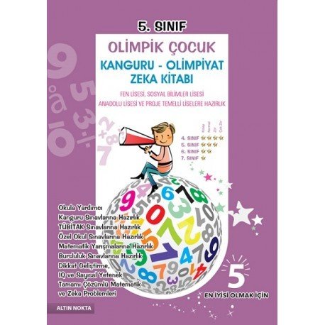 Altın Nokta Yayınları 5.Sınıf Olimpik Çocuk Kanguru Olimpiyat Zeka Kitabı