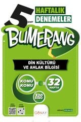 Günay Yayınları 5.sınıf Bumerang 32 Haftalık Din Kültürü Ve Ahlak Bilgisi Soru Bankası