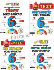 Nartest Yayınları 6.Sınıf Türkçe Matematik Fen Bilimleri Sosyal Bilgiler Fen Liselerine Hazırlık Soru Bankası Fırsat Seti