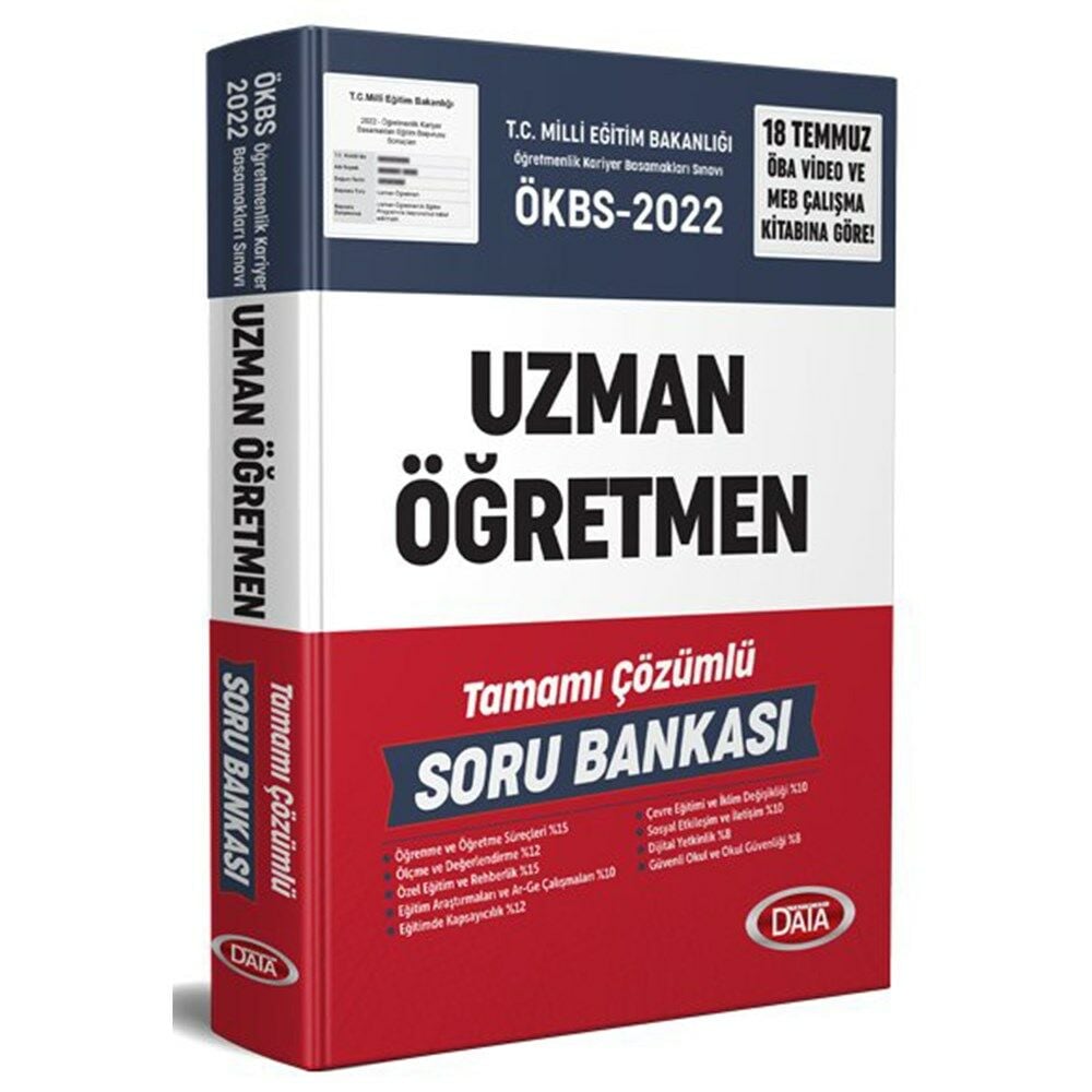 2022 Uzman Öğretmen Tamamı Çözümlü Soru Bankası