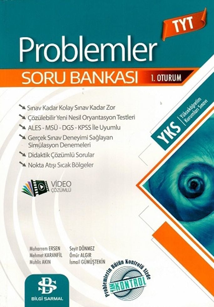 Bilgi Sarmal Yayınları TYT Problemler Soru Bankası(2020-2021)