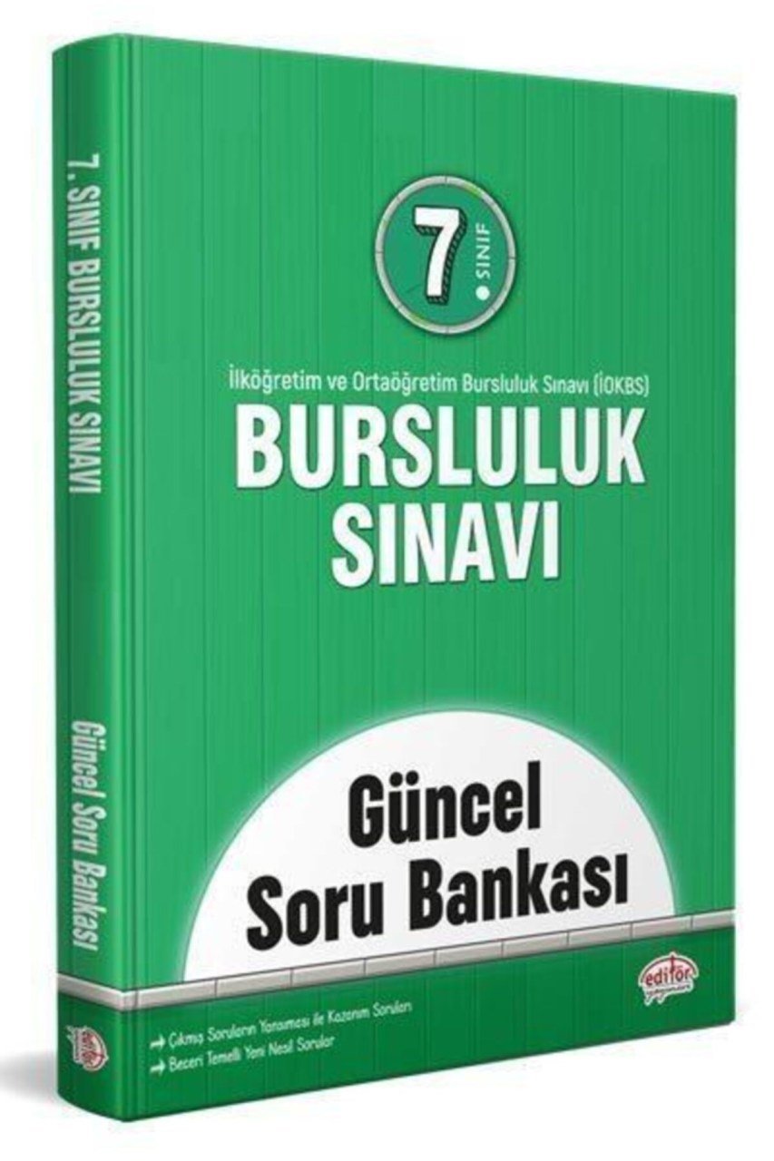 Editör 7. Sınıf Bursluluk Sınavı Güncel Soru Bankası