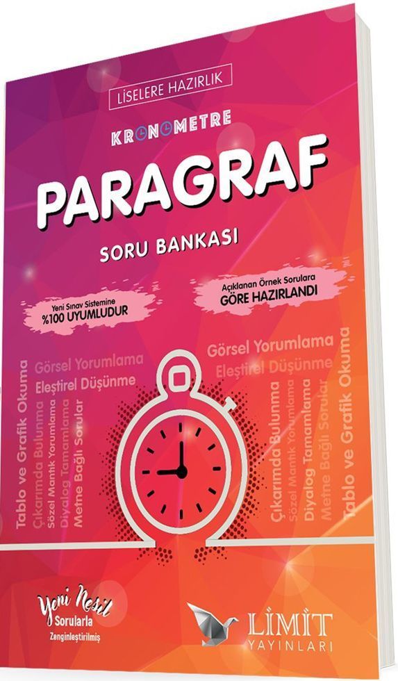 Limit Yayınları 8. Sınıf Kronometre Paragraf Soru Bankası