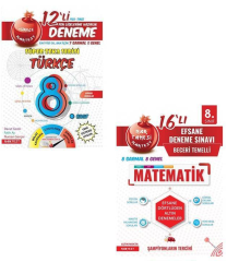 Nartest Yayınları 8.Sınıf Türkçe Matematik 12 'li Deneme Sınavı Fırsat Seti