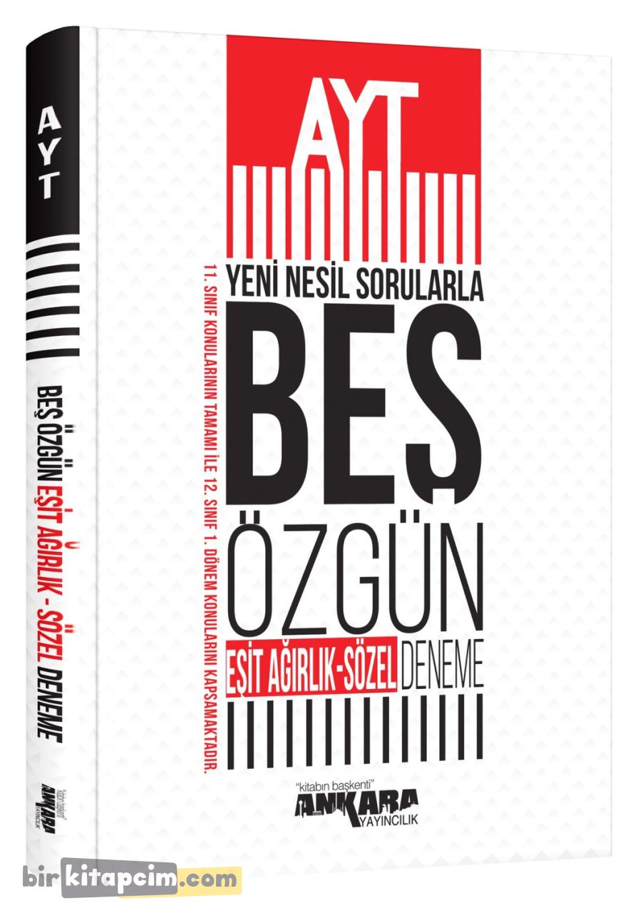 Ankara Yayınları AYT Bes Eşit Ağırlık Ve Sözel Özgün Deneme