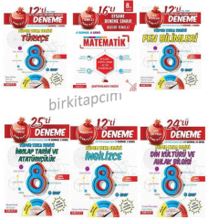 Nartest Yayınları 8.Sınıf 6'lı Tüm Dersler Deneme Sınavı Fırsat Seti