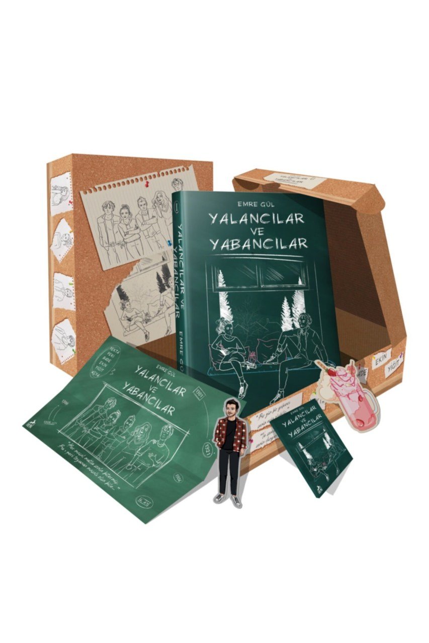 Ren Yayınları Yalancılar Ve Yabancılar Set (KUTU,POSTER,DEFTER, CİLTLİ KİTAP)