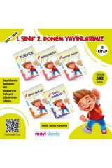 Mavi Deniz 1.Sınıf 2.Dönem Seti 5'li Set 2023-2024