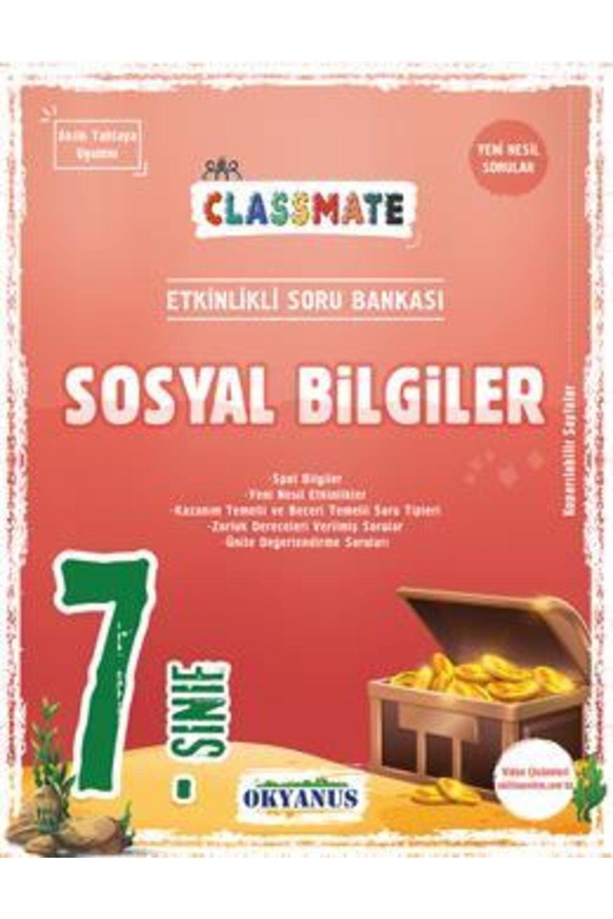 Okyanus 7.sınıf Classmate Sosyal Bilgiler Etkinlikli Soru Bankası