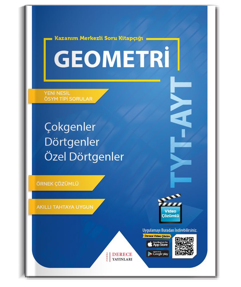 Sonuç Derece Yayınları TYT-AYT Geometri Çokgenler Dörtgenler Özel Dörtgenler