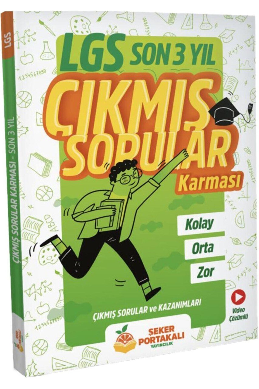 Şeker Portakalı Yayınları Lgs Son 3 Yıl Çıkmış Sorular Karması