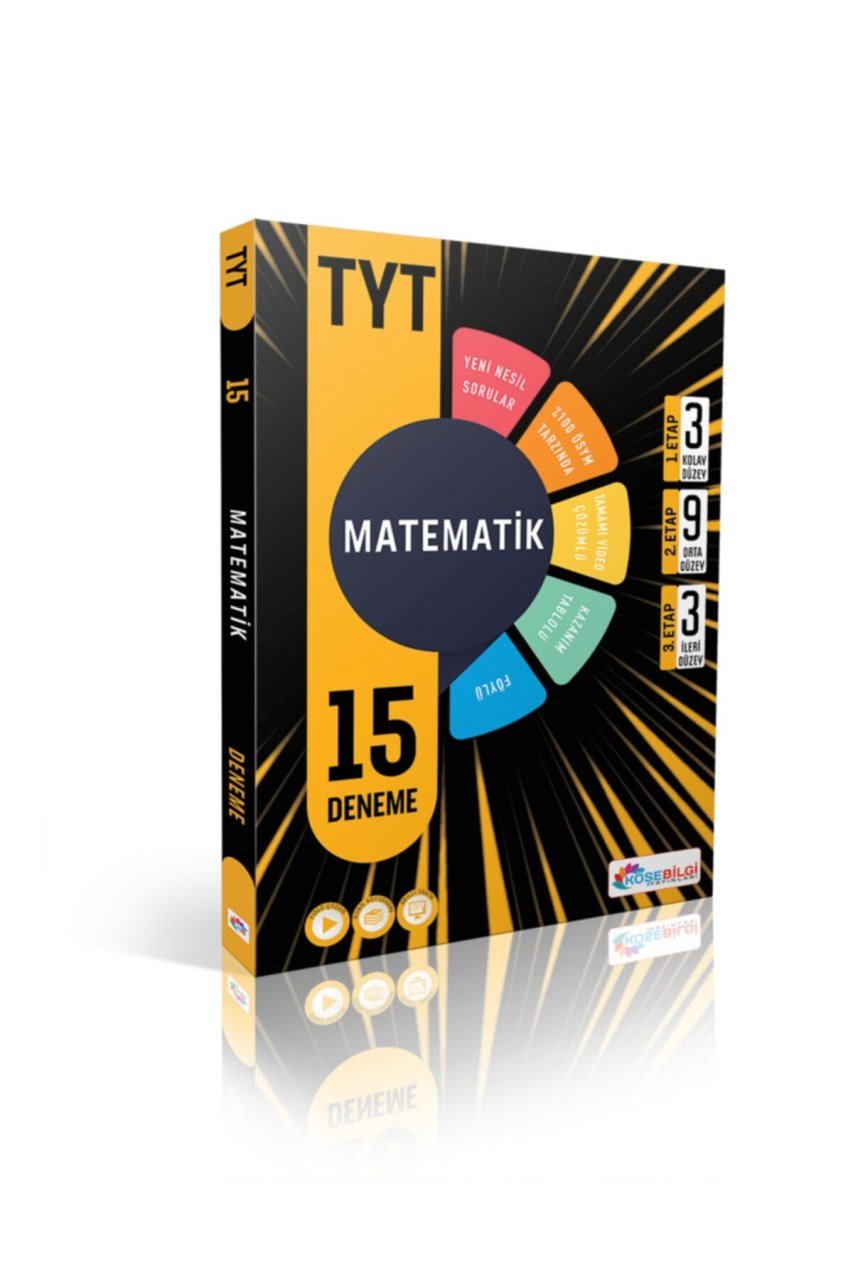 Köşebilgi Yayınları Tyt Matematik 15'li Branş Deneme - Video Çözümlü