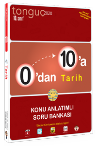 Tonguç Akademi Yayınları 10.Sınıf 0'dan 10'a Tarih Konu Anlatımlı Soru Bankası